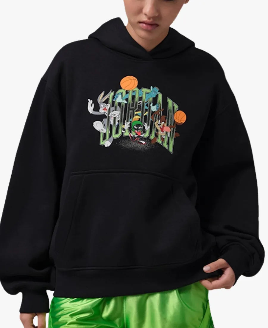 NikeJordanxSpaceJamWomen_sBlackHoodie