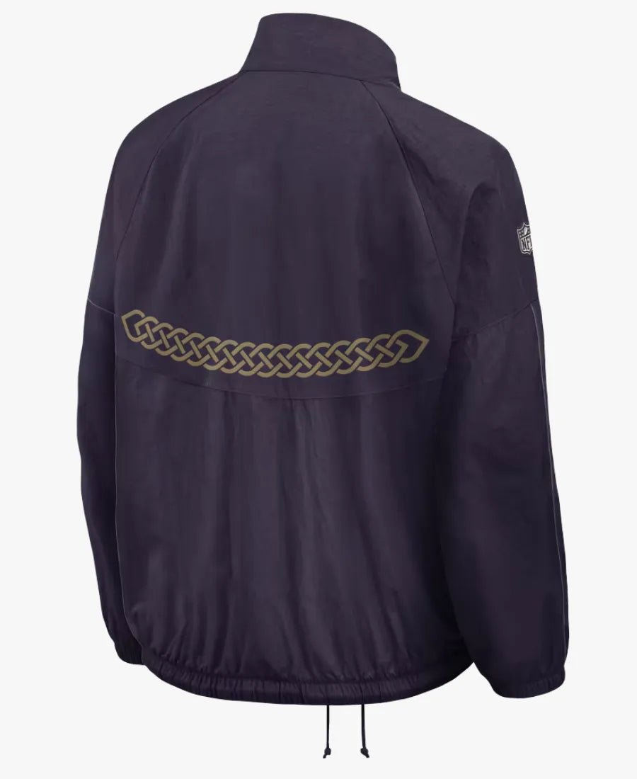 NikeMinnesotaVikingsRivalriesOversizedPurpleFull-ZipJacket