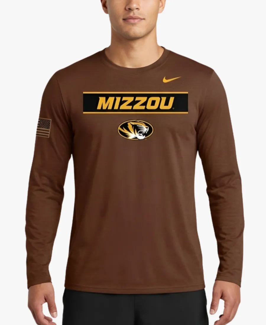 NikeMissouriTigers2026MilitaryAppreciationLongSleeveT-Shirt