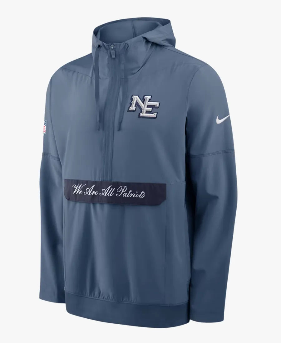 NikePatriots2026RivalriesSidelineAnorakHalf-ZipJacket