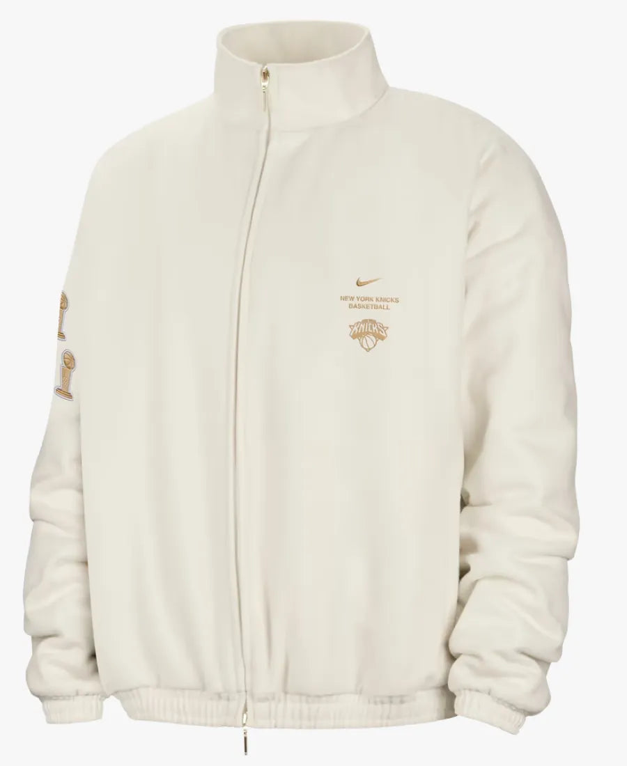 NewYorkKnicksNBAFinalsChampionsStandardIssueCreamFull-ZipJacket