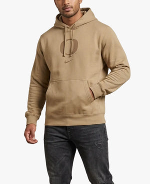 NikeOregonDucks2026WashedClubCollegeBeigeFleeceHoodie