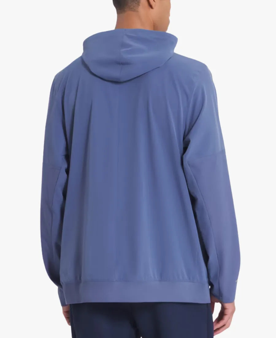 NikeNewEnglandPatriotsRivalriesSidelineBlueAnorakHalf-ZipHoodedJacket
