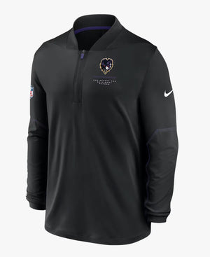 NikeRavens2026SidelineQuarter-ZipTop