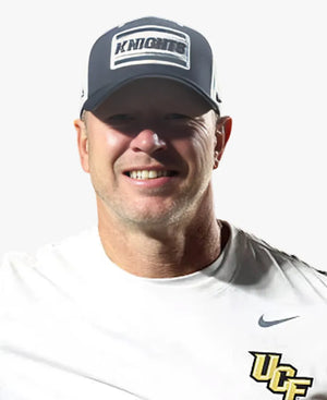 NikeUCFKnightsHeadCoachScottFrostFootballLongSleeveWhiteT-Shirt
