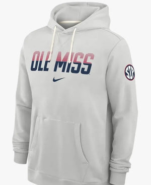 NikeUniversityofMississippiSidelineGreyHoodie