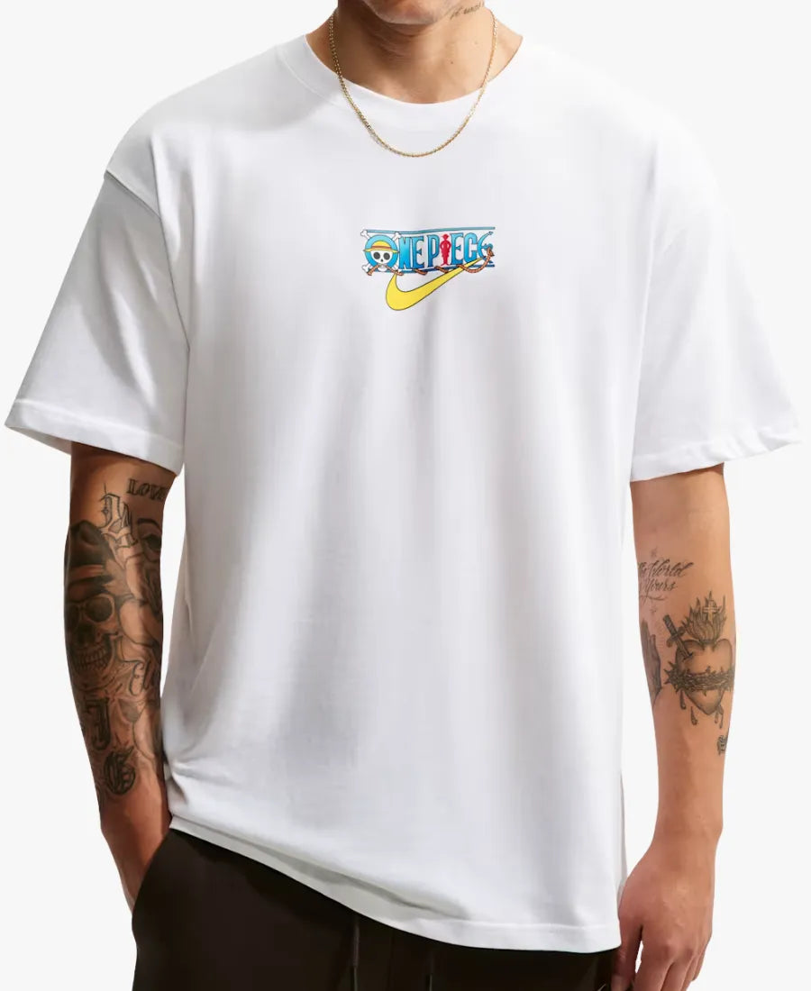NikexOnePiece2026CollectionWhiteGraphicT-Shirt
