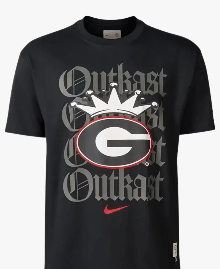 UnisexNikexUGAxOutkastCrownBlackCottonT-Shirt