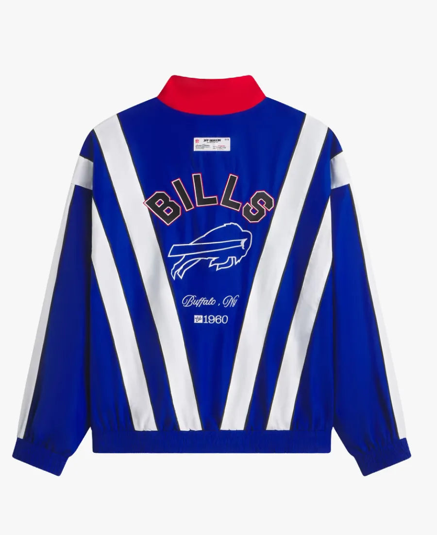 OffSeasonBuffaloBillsRoyalBlueFull-ZipWindbreakerJacket
