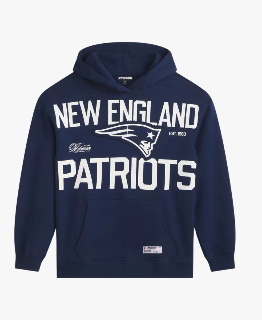 OffSeasonNewEnglandPatriotsOversizedHoodie