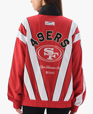 ScarletSanFrancisco49ersFull-ZipWindbreakerJacket