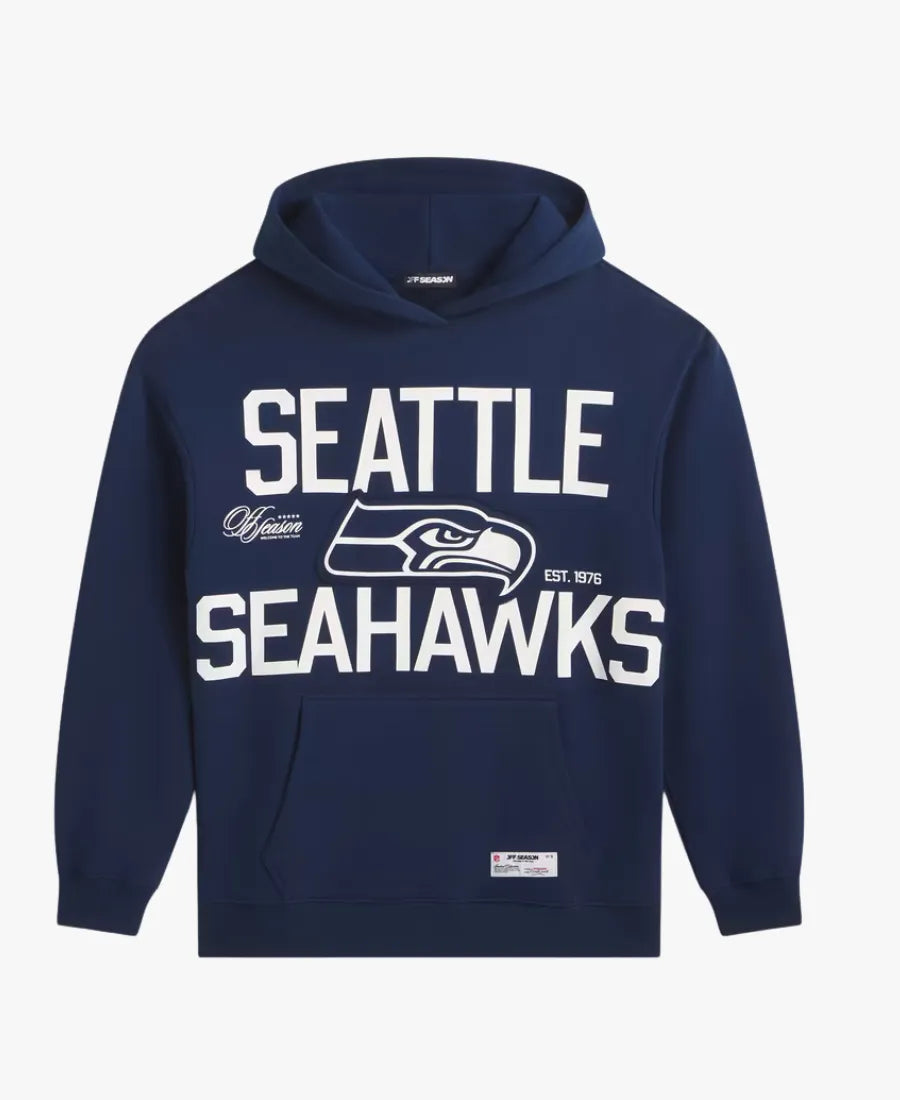 OffSeasonSeattleSeahawksNavyBlueOversizedHoodie