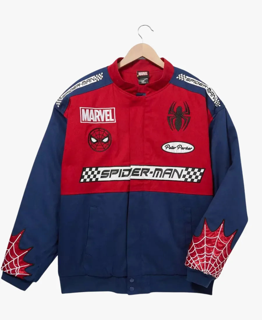 MarvelSpiderManPeterParkerRacingJacket