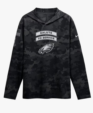 NikePhiladelphiaEagles2026SalutetoServiceHoodedDri-FITBlackTop