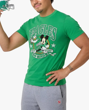PhiladelphiaEaglesxMickeyMouse2026HomageKellyGreenTri-BlendT-Shirt