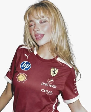SabrinaCarpenter2026ScuderiaFerrariF1TeamOversizedT-shirt