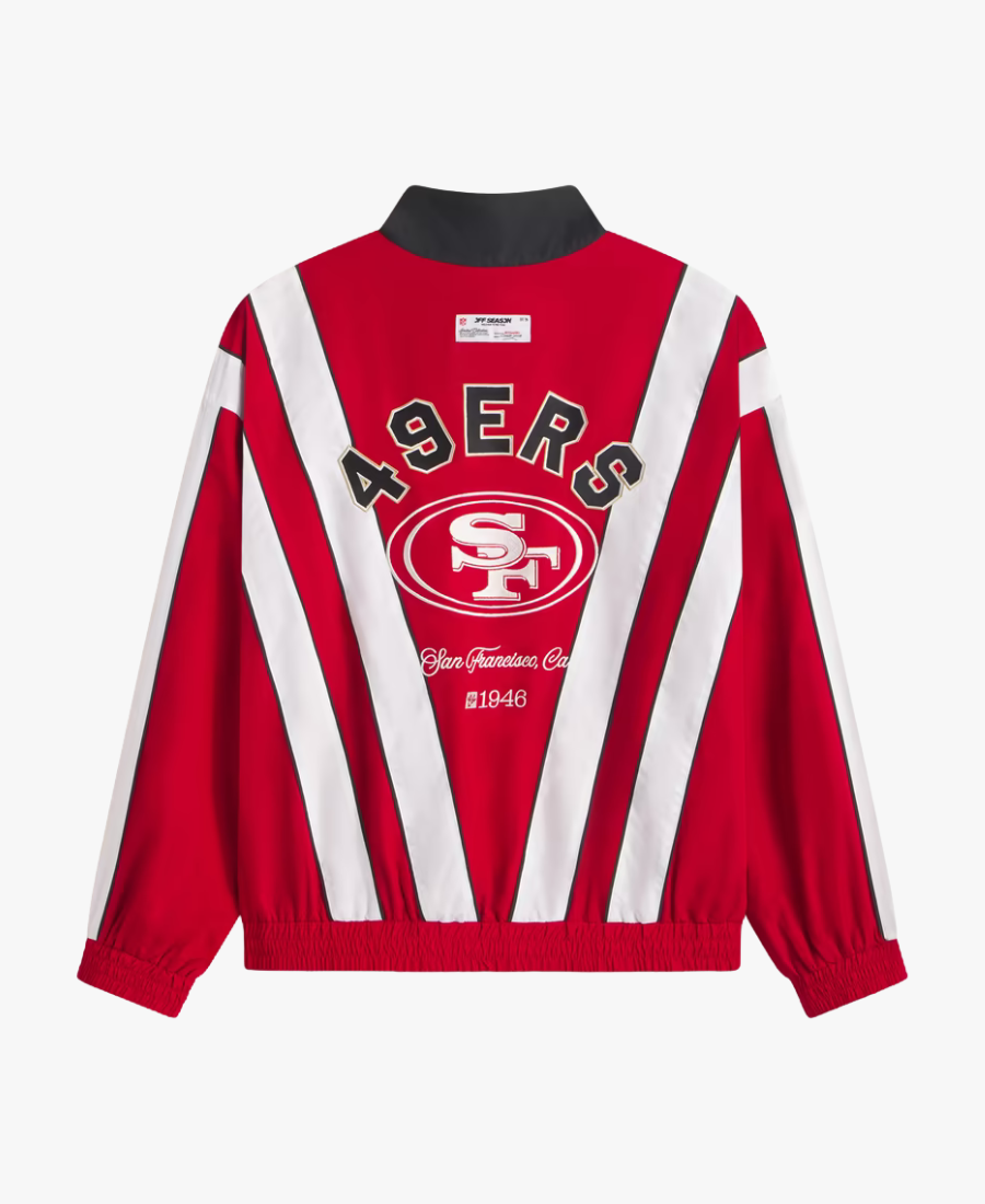 UnisexSanFrancisco49ersFull-ZipWindbreakerJacket