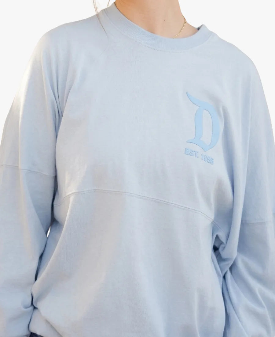 SpiritJerseysxDisneyPrincessCinderellaOversizedBlueSweatshirt