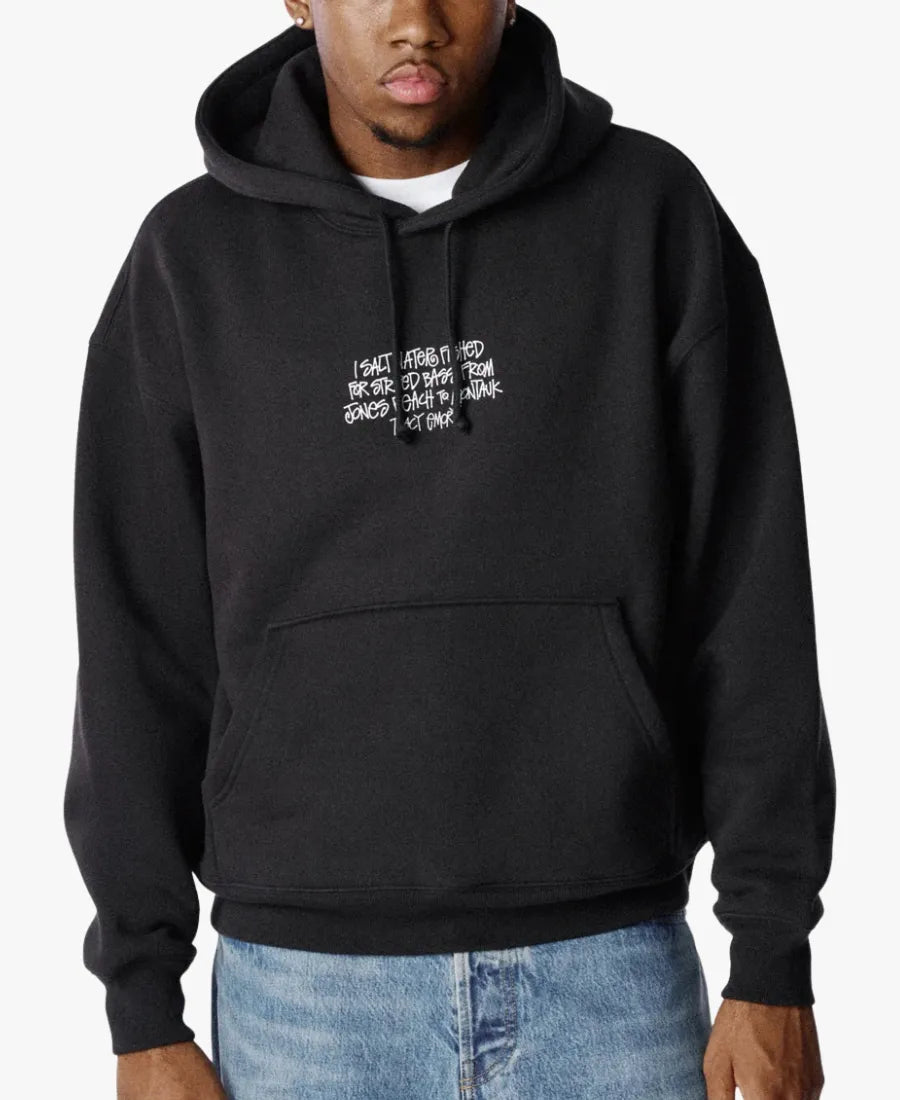 StussyxDenimTearsNewYorkFishingTour2026BlackPulloverHoodie