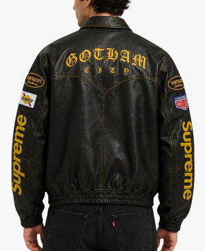 SupremexTheBatmanLeatherJacket