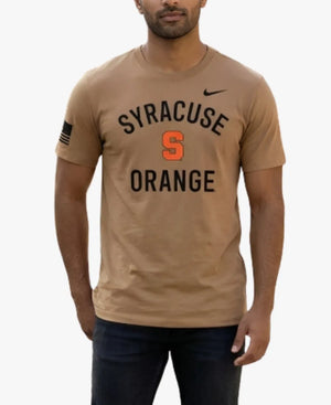 UnisexNikeSyracuseOrange2026MilitaryAppreciationDri-FITBrownT-Shirt