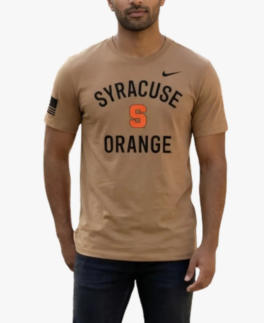 UnisexNikeSyracuseOrange2026MilitaryAppreciationDri-FITBrownT-Shirt