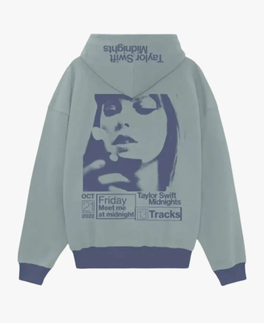 TaylorSwiftMidnights2026MusicPatientZeroGreyPulloverHoodie