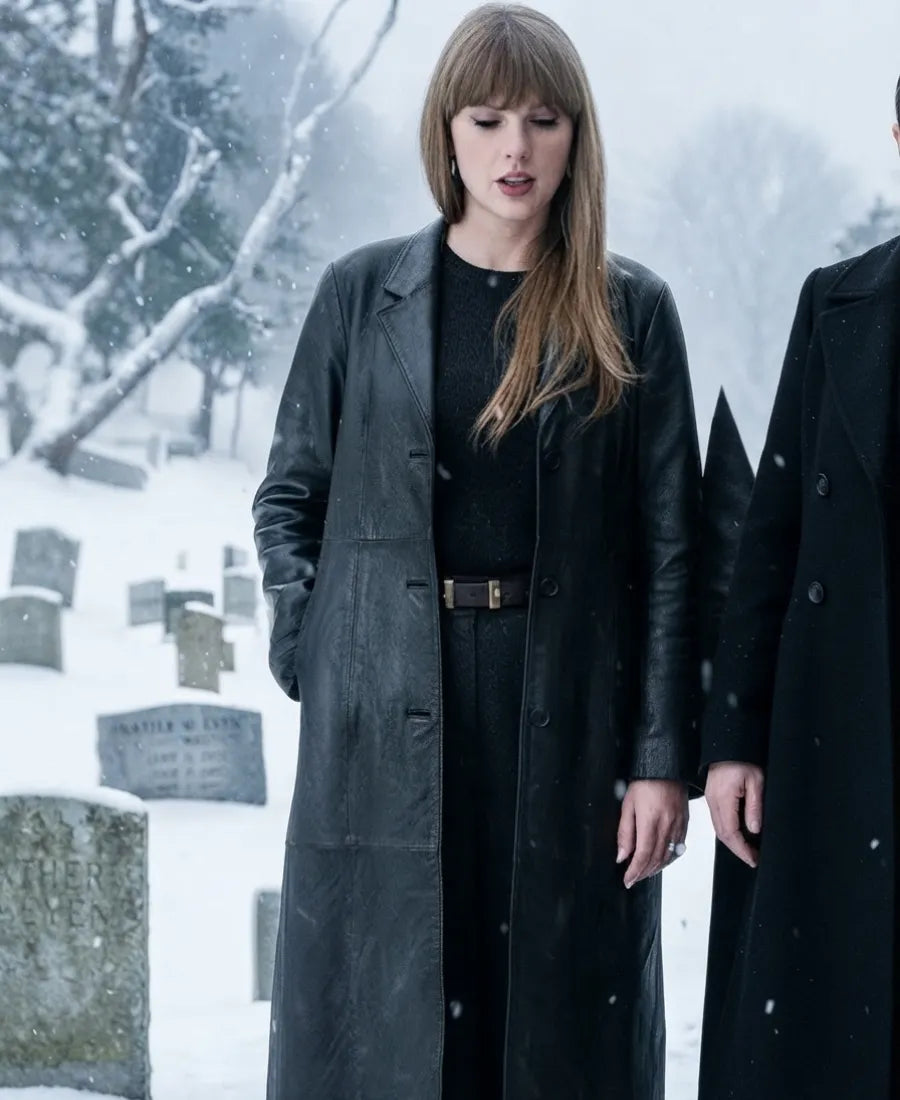 TaylorSwiftPatientZeroLeatherCoatinBlack