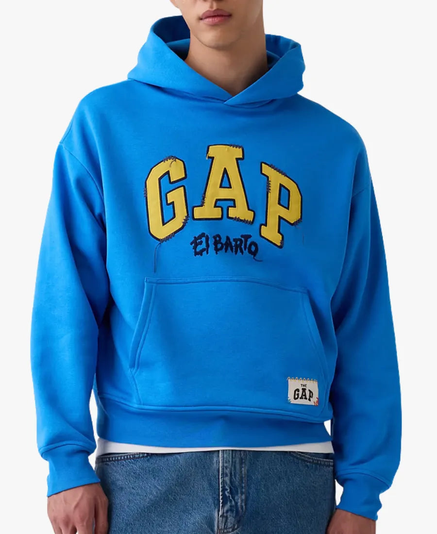 TheSimpsonsVintageSoftBreezyBlueHoodie
