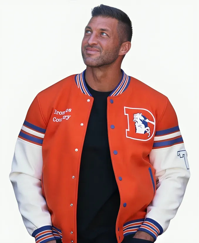 TimTebowDenverBroncosVarsityJacket
