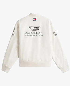 TommyHilfigerxCadillacF12026SpecialEditionSilverstoneGPTeamJacket