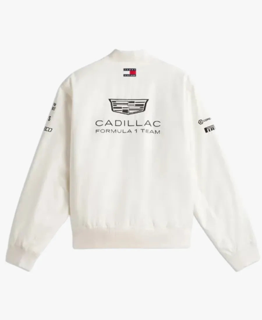 TommyHilfigerxCadillacF12026SpecialEditionSilverstoneGPTeamJacket