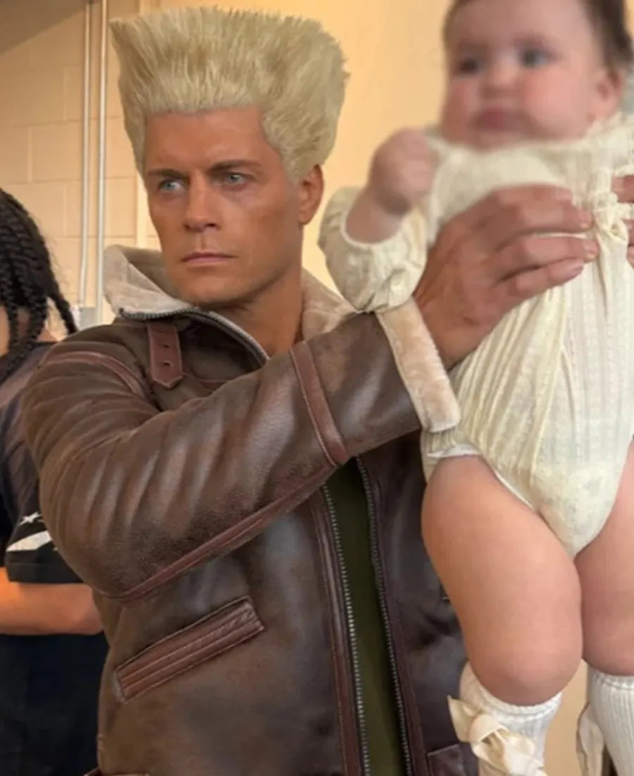 StreetFighterCodyRhodesUFC332LeatherJacket