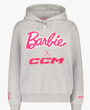 BarbiexCCMGreyEmbroideredHoodie