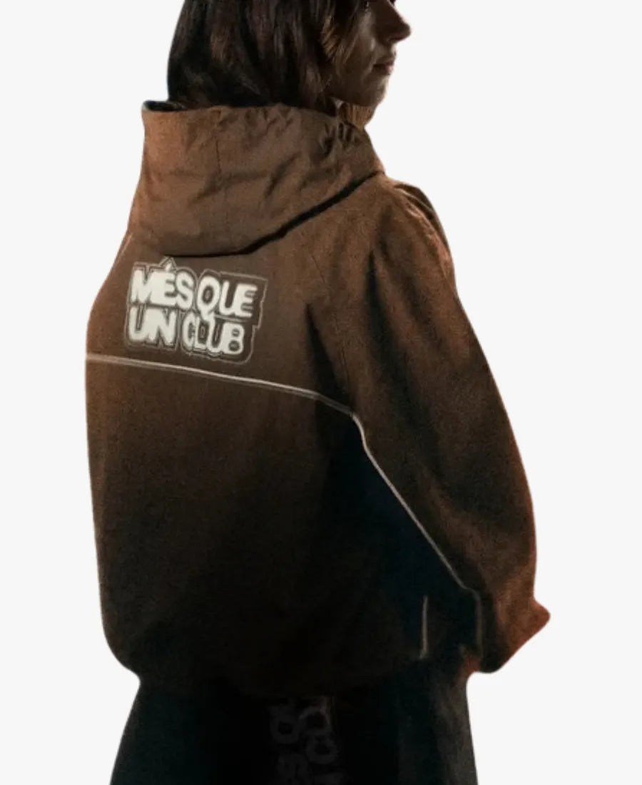 UnisexBarcelonaFC2026PulseCollectionBrownHoodedFullZipJacket