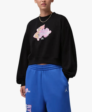 UnisexNikeJordanxBrooklynSpaceJamBlackLolaBunnyCrew-NeckSweatshirt