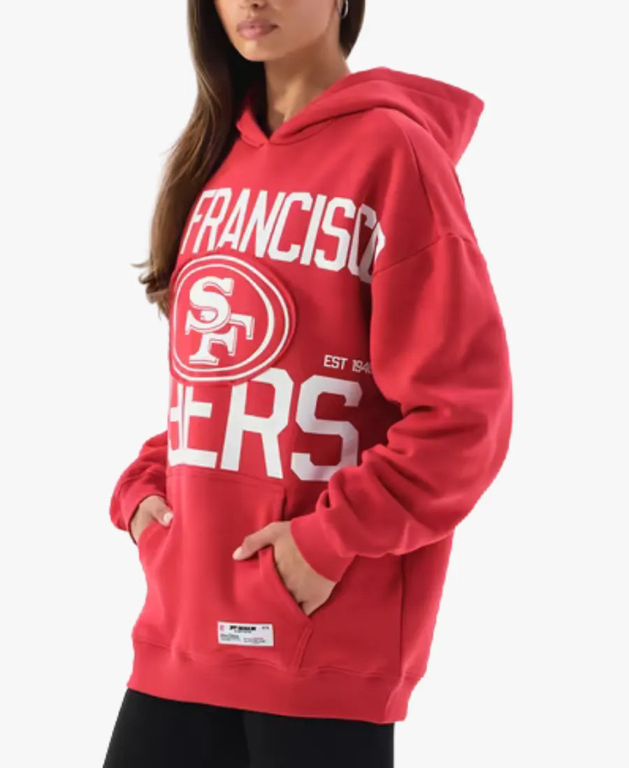 OffSeasonScarletSanFrancisco49ersHoodie