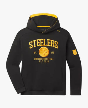 UnrlxPittsburghSteelersDROPNO.12026BlackFleeceHoodie
