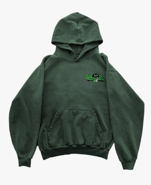 WarrenLotasAngryManGreenHoodie