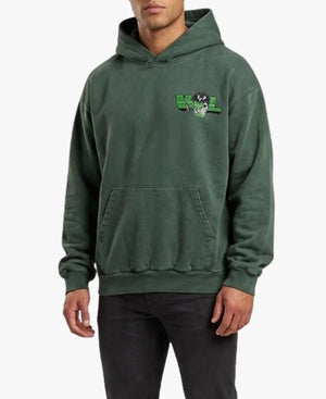 UnisexWarrenLotasAngryManGreenFleeceHoodie